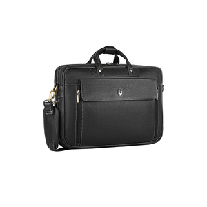 Bolso profesional para portátil de cuero genuino diseñado con cuero 100% puro, con compartimento protector para portátil y almacenamiento organizado. - Product Image 2