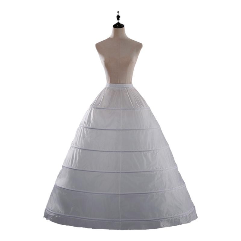 Wholesale women petticoat kirt wedding dress bustle long bride bridesmaid underskirt prom gown,1 Piece