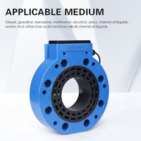 Medidor de Agua Ultrasónico de Alto Rendimiento con Protección IP68 Tipo Tarjeta DN50 Caudalímetro RS485