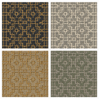 Moquette murale sur mesure en nylon bouclé 12 mm pour hall d'hôtel, ascenseur et escalier