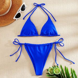 Traje de baño de dos piezas para mujer, conjunto de Bikini de alta calidad, listo para enviar - Product Image 4