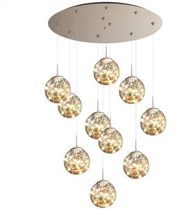 Thiết Kế Mới Hiện Đại Trong Nhà Phong Cách Bắc Âu Tay Làm Cho Đèn Chùm Pha Lê Trần Ánh Sáng Cho Khách Sạn Nhà Phòng Khách Trang Trí - Product Image 4