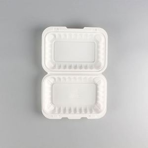 Boîte alimentaire jetable en PP à charnière, portable, en plastique, pour repas à emporter - Product Image 5