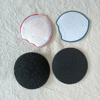 Badges brodés faits main personnalisés avec support pour tissu tissé pour chapeaux - Motifs fleurs, alphabet et cœurs