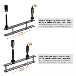 Poignée de pneu <span class=keywords><strong>d</strong></span>'urgence Offroad Recovery Board Fixed Car Automobile Vehicle Recovery Tracks Mounting Kits - Product Image 6
