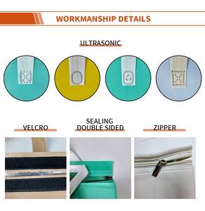 Sac isotherme pour courses à emporter recyclé au prix d'usine, sac non tissé imprimé pour les restaurants - Product Image 4