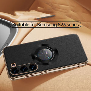 כיסוי מקורי רך נגד נפילה מטען אלחוטי מגנטי נרתיק טלפון מעור Pu לגלקסי S24 אולטרה - Product Image 6