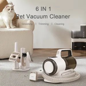 New Product Versatile Pet Hair Vacuum Cleaner 6 In 1 Grooming Kit For Dogs And Cats