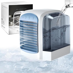 Mini-refroidisseur d'air USB, ventilateur de bureau, humidificateur portable à 3 vitesses - Product Image 1