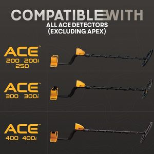 Bobine de recherche pour détecteur de métaux Ace Sniper de 4,5 pouces, 2221800, profondeur de détection de 5 mètres, détecteur d'or, certifié ROHS, IP541 - Product Image 3