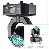 Projecteur LED mobile super mini 30W avec Gobo et télécommande DMX512 – Vente en gros usine