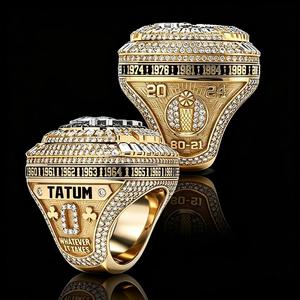 2024 - Sortie officielle de la bague de championnat des Boston Celtics - Bague commémorative sportive pour les fans - Product Image 2