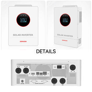 DEMUDA <span class=keywords><strong>5KW</strong></span> 6.2Kw 4.2Kw ソーラー純正弦波ハイブリッドインバーター 24V 220V 48V 12Kw 3.6KW オフグリッドソーラーパワーインバーター 家庭用 - Product Image 2