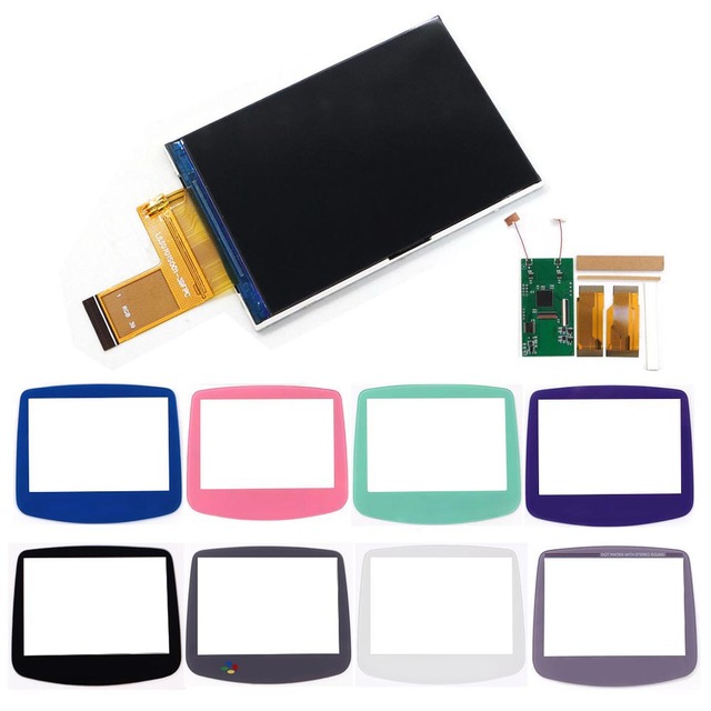 Original Size Drop in For GBA IPS LCD V5 Backlight 720*480 Screen Kit For Game Boy Advance Console