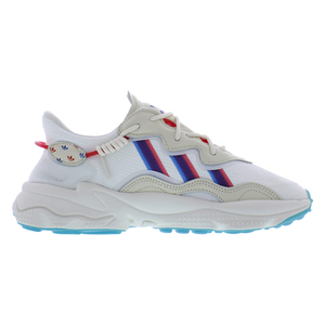 Zapatos deportivos Adidas Ozweego para hombre, para caminar, combinación de colores blanco/beige/azul/rojo escarlata, 100% auténticos - Product Image 3