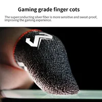 Fundas para Dedos de Juego, Antideslizantes, Antitranspirantes, para Pantalla Táctil, para PUBG Mobile, Cubre Dedos