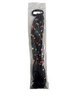 Queue de cheval tressée faite à la main pour enfants avec perles colorées, extensions de cheveux élastiques pour filles, toutes occasions, fêtes, quotidien
