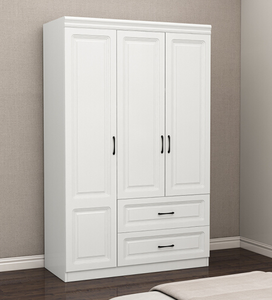 Armarios Modernos Personalizados, Ecológicos, Blancos, Independientes, de MDF, Duraderos, de Gran Capacidad, Solución Integral de Muebles para Dormitorio - Product Image 1