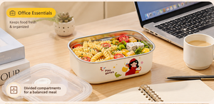 Lonchera Hermética de Acero Inoxidable 304, Recipiente para Almacenar Alimentos, Bento para el Trabajo, la Escuela, el Hogar y la <span class=keywords><strong>Cocina</strong></span>, Capacidad de 1-3L, Venta al por Mayor - Product Image 3