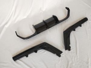 Difusor de parachoques trasero negro brillante de ajuste perfecto, difusor trasero de parachoques de coche para <span class=keywords><strong>BMW</strong></span> F80 M3 F82 <span class=keywords><strong>M4</strong></span> 2015- 2019 - Product Image 3