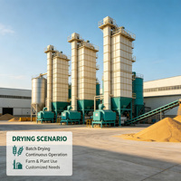 Séchoir à Grains Portable Automatique à Température Contrôlée, Propulsé par Moteur Diesel, pour la Vente – Séchage du Riz, du Maïs et du Blé