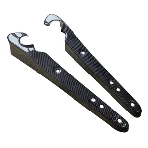 Support de clignotant pour garde-boue arrière de moto en fibre de carbone pour Harley Sportsters Iron XL 883 <span class=keywords><strong>1200</strong></span> 48 72 2004-2020 - Product Image 2