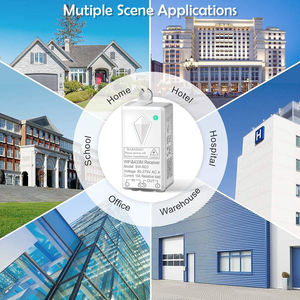 10A 3-Gang Smart WiFi Switch Control remoto Interruptor <span class=keywords><strong>de</strong></span> luz <span class=keywords><strong>de</strong></span> pared Compatible con Alexa Google Assistant IFTTT 3 vías - Product Image 3