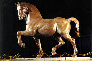 Grande giardino esterno decorato bronzo scultura animale <span class=keywords><strong>Leonardo</strong></span> <span class=keywords><strong>Da</strong></span> <span class=keywords><strong>Vinci</strong></span> bronzo statua del cavallo - Product Image 5