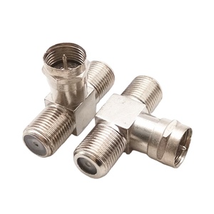 Connecteur d'<span class=keywords><strong>antenne</strong></span> <span class=keywords><strong>TV</strong></span> de type F à IEC 90 degrés, adaptateur d'angle droit, <span class=keywords><strong>prise</strong></span> vers <span class=keywords><strong>prise</strong></span>, câble coaxial F-<span class=keywords><strong>TV</strong></span> combiné - Product Image 2