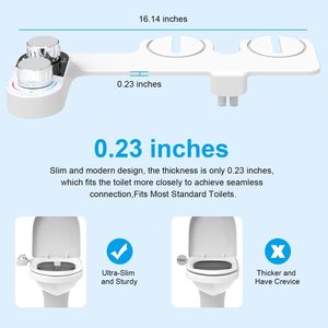 Самоочищающаяся двойная насадка для биде - Product Image 4