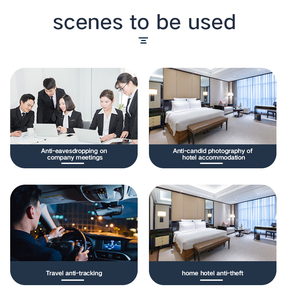 เครื่องตรวจจับสัญญาณ T88เครื่องตรวจจับกล้องในโรงแรมเครื่องตรวจจับกล้องในรถยนต์จีพีเอสป้องกันการดักฟังเครื่องติดตามสัญญาณเตือนภัย - Product Image 5