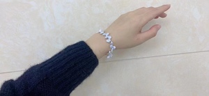 Đặc biệt cung cấp Vòng tay ngọc trai cánh hoa ~ siêu cá tính!! Mỗi ngọc trai là duy nhất S925 Clasp - Product Image 5