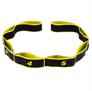 Tali peregangan tali Yoga 8 <span class=keywords><strong>loop</strong></span> kustom koreksi sendi kaki pergelangan kaki rehabilitasi tali peregangan tali Yoga - Product Image 4