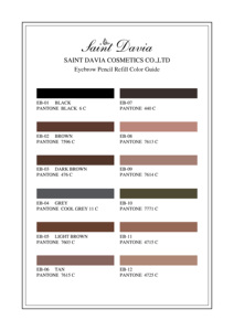 Crayon à sourcils de style couteau, étiquette privée, Logo personnalisé, stylo à sourcils végétalien en bois imperméable pour cosmétique - Product Image 6