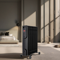 Radiateur électrique portable à huile pour usage domestique