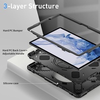 Étui pour tablette samsung s8 plus tablette tab s7 plus pour samsung active 3 tablette tab a8 s5e