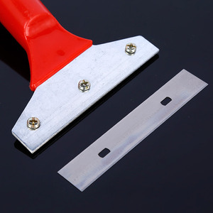 Removedor de lechada de acero inoxidable, mango grueso de 38 cm de largo, cuchillo de limpieza duradero para baldosas de cemento y suelos. - Product Image 3