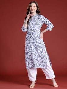 Floral Printed Floral Kurta - Product Image 4