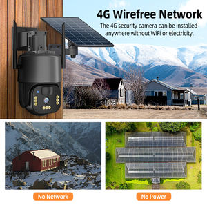 Tuya/V380/Eseecloud WiFi cámara de seguridad inteligente de vigilancia <span class=keywords><strong>360</strong></span> PTZ grados Cámara <span class=keywords><strong>Solar</strong></span> 4G tarjeta SIM cámara CCTV al aire libre - Product Image 6