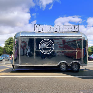 Chariots de nourriture entièrement équipés de petite taille 2025, chariot de concession alimentaire OEM, remorque à café, camion de restauration rapide mobile - Product Image 3