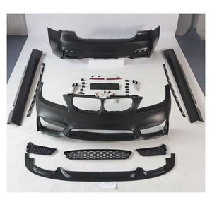 <span class=keywords><strong>Paraurti</strong></span> per BMW Serie 3 (<span class=keywords><strong>E90</strong></span> E92 E93) dal 2005 al 2012, Kit Carrozzeria Anteriore e Posteriore, Stile M3 M4 Rimodellato - Product Image 3