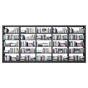 เฟอร์นิเจอร์ห้องสมุดมหาวิทยาลัยโลหะ5<span class=keywords><strong>แถว</strong></span>แนวตั้ง5ชั้นชั้นวางหนังสือนักเรียนสองด้านเฟอร์นิเจอร์ห้องสมุด - Product Image 1