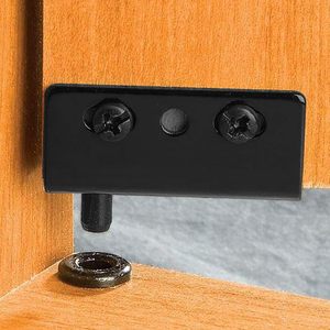 Embossed Design Thickened Right-Angle Square Connector L-Shaped <b>Shelf</b> Support Fixing <b>Bracket</b> Powder Coated <b>Black</b> Iron Supports - Product Image 2