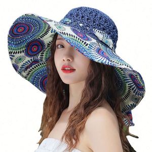 Wide Brim Custom Logo Uv Protect <b>Hats</b> Unisex Fishermen Crochet Knitted Bucket <b>Hat</b> Straw <b>for</b> Beach - Product Image 1