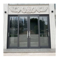 Porte coulissante moderne en verre trempé à double vitrage, étanche, pour usage intérieur dans les maisons et les villas