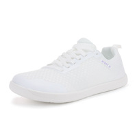Chaussures minimalistes écologiques à marque privée, souples, à bout large, respirantes, avec empeigne tissée, à enfiler, pour la marche pieds nus