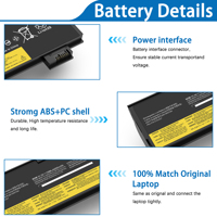 Batterie d'ordinateur portable Simer A0L47 111V 6600mAh Li-ion rechargeable pour remplacement Lenovo