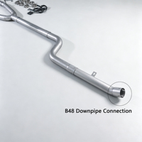 Silencieux Valvetronic GFC Catback compatible avec BMW 540i 530i 528i 525i 520i G30 G38 2.0T 3.0T, tuyau d'échappement en acier inoxydable 304