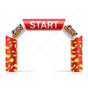 Outdoor Giant <b>Inflatable</b> Events Arch Customized Blow up Arch Angled <b>Inflatable</b> Finish Arch - Product Image 1