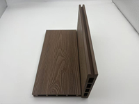 Plancher composite d'extérieur WPC de première génération, nouveau, gaufré, couleurs mélangées